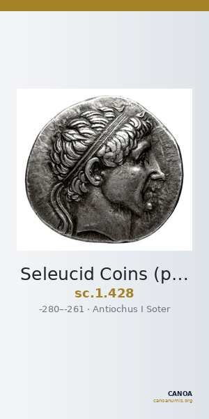 Seleucid Coins (part 1) 428 — CANOA