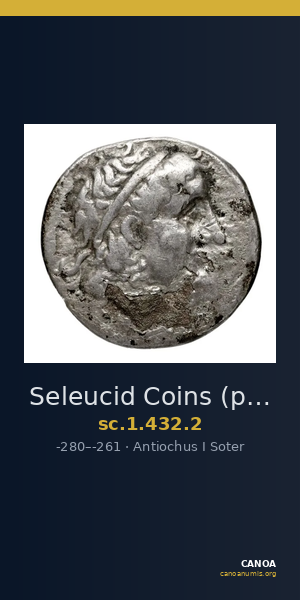 Seleucid Coins (part 1) 432.2 — CANOA