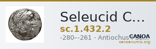 Seleucid Coins (part 1) 432.2 — CANOA