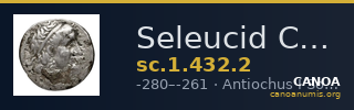 Seleucid Coins (part 1) 432.2 — CANOA