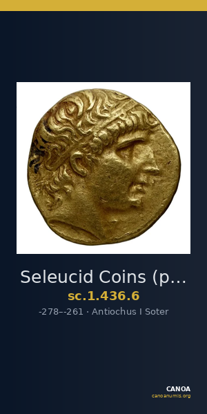 Seleucid Coins (part 1) 436.6 — CANOA