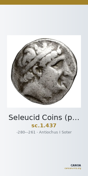 Seleucid Coins (part 1) 437 — CANOA