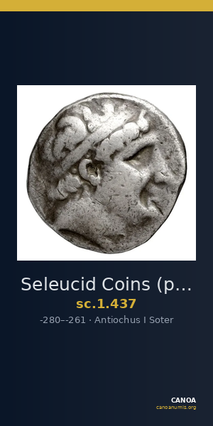 Seleucid Coins (part 1) 437 — CANOA