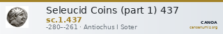 Seleucid Coins (part 1) 437 — CANOA