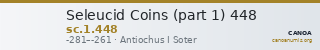 Seleucid Coins (part 1) 448 — CANOA