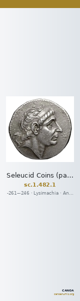Seleucid Coins (part 1) 482.1 — CANOA