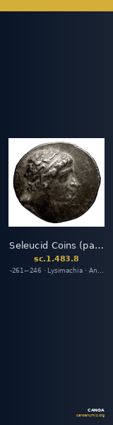 Seleucid Coins (part 1) 483.8 — CANOA