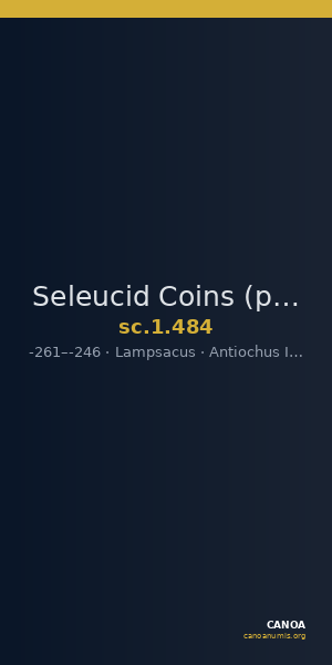Seleucid Coins (part 1) 484 — CANOA