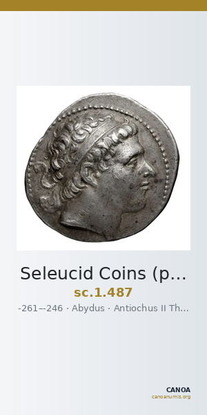 Seleucid Coins (part 1) 487 — CANOA