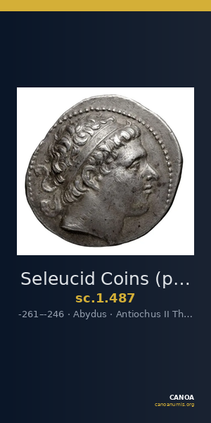 Seleucid Coins (part 1) 487 — CANOA