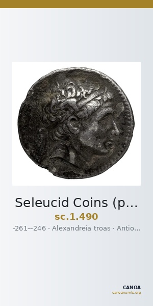Seleucid Coins (part 1) 490 — CANOA