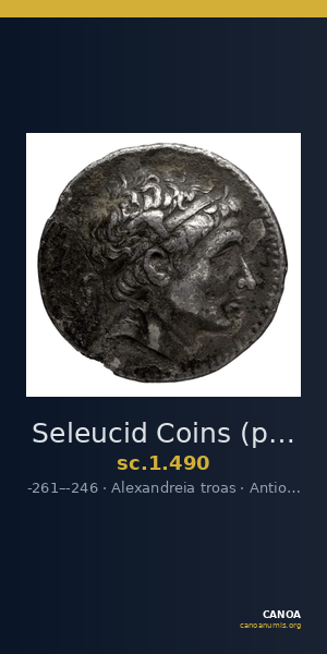 Seleucid Coins (part 1) 490 — CANOA