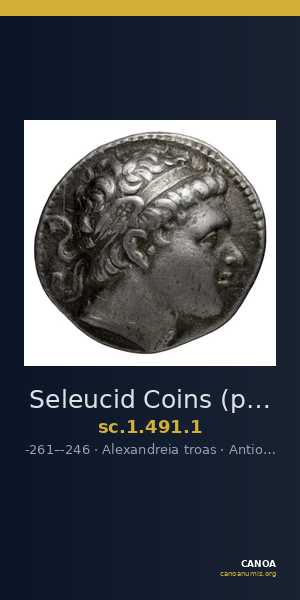 Seleucid Coins (part 1) 491.1 — CANOA