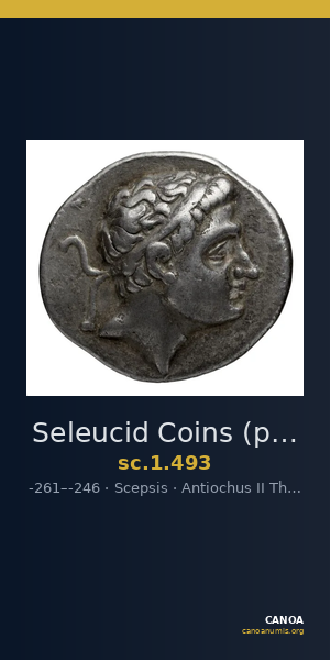 Seleucid Coins (part 1) 493 — CANOA