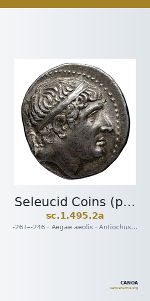 Seleucid Coins (part 1) 495.2a — CANOA