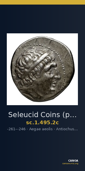 Seleucid Coins (part 1) 495.2c — CANOA