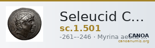 Seleucid Coins (part 1) 501 — CANOA