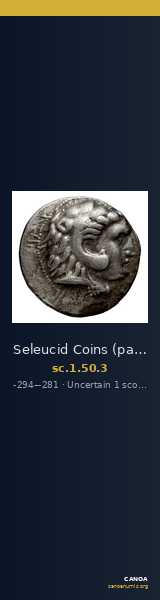Seleucid Coins (part 1) 50.3 — CANOA