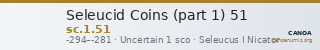Seleucid Coins (part 1) 51 — CANOA