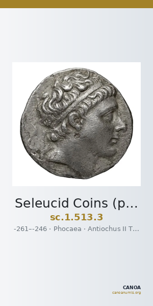 Seleucid Coins (part 1) 513.3 — CANOA