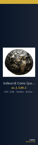 Seleucid Coins (part 1) 520.1 — CANOA
