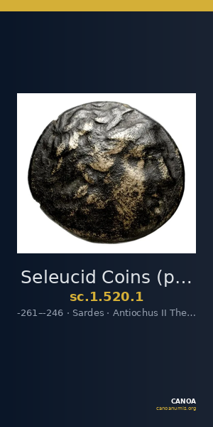 Seleucid Coins (part 1) 520.1 — CANOA