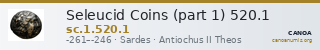 Seleucid Coins (part 1) 520.1 — CANOA