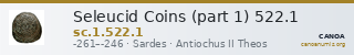Seleucid Coins (part 1) 522.1 — CANOA