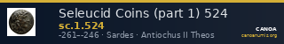 Seleucid Coins (part 1) 524 — CANOA