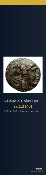 Seleucid Coins (part 1) 524.4 — CANOA
