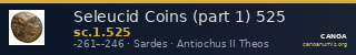 Seleucid Coins (part 1) 525 — CANOA