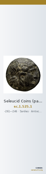 Seleucid Coins (part 1) 525.1 — CANOA