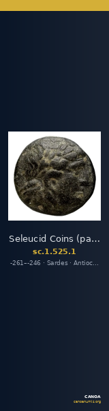 Seleucid Coins (part 1) 525.1 — CANOA