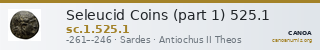 Seleucid Coins (part 1) 525.1 — CANOA