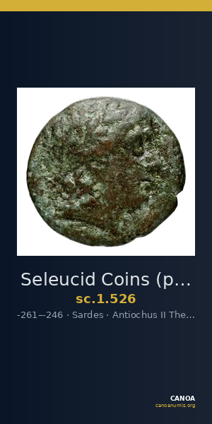 Seleucid Coins (part 1) 526 — CANOA