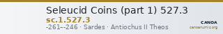 Seleucid Coins (part 1) 527.3 — CANOA