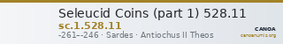 Seleucid Coins (part 1) 528.11 — CANOA