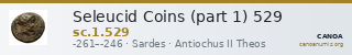 Seleucid Coins (part 1) 529 — CANOA