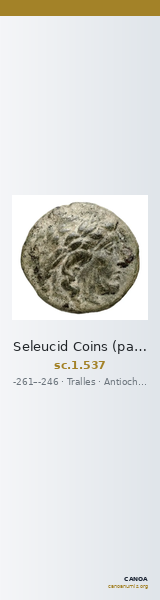 Seleucid Coins (part 1) 537 — CANOA