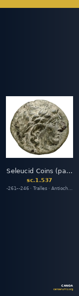 Seleucid Coins (part 1) 537 — CANOA