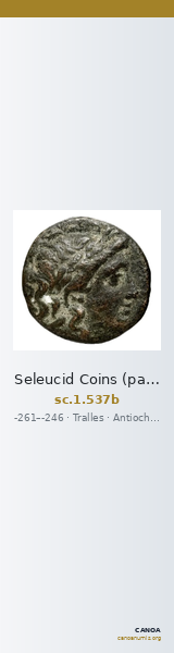 Seleucid Coins (part 1) 537b — CANOA