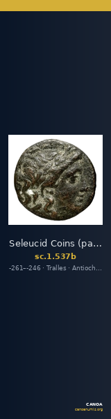 Seleucid Coins (part 1) 537b — CANOA