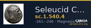 Seleucid Coins (part 1) 540.4 — CANOA