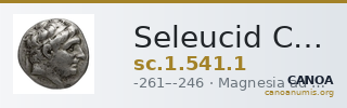 Seleucid Coins (part 1) 541.1 — CANOA