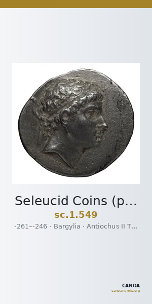 Seleucid Coins (part 1) 549 — CANOA