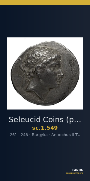 Seleucid Coins (part 1) 549 — CANOA