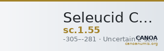 Seleucid Coins (part 1) 55 — CANOA