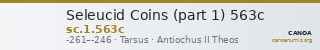 Seleucid Coins (part 1) 563c — CANOA