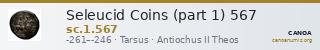 Seleucid Coins (part 1) 567 — CANOA