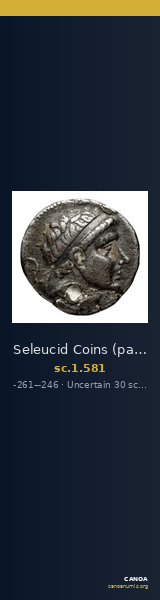 Seleucid Coins (part 1) 581 — CANOA